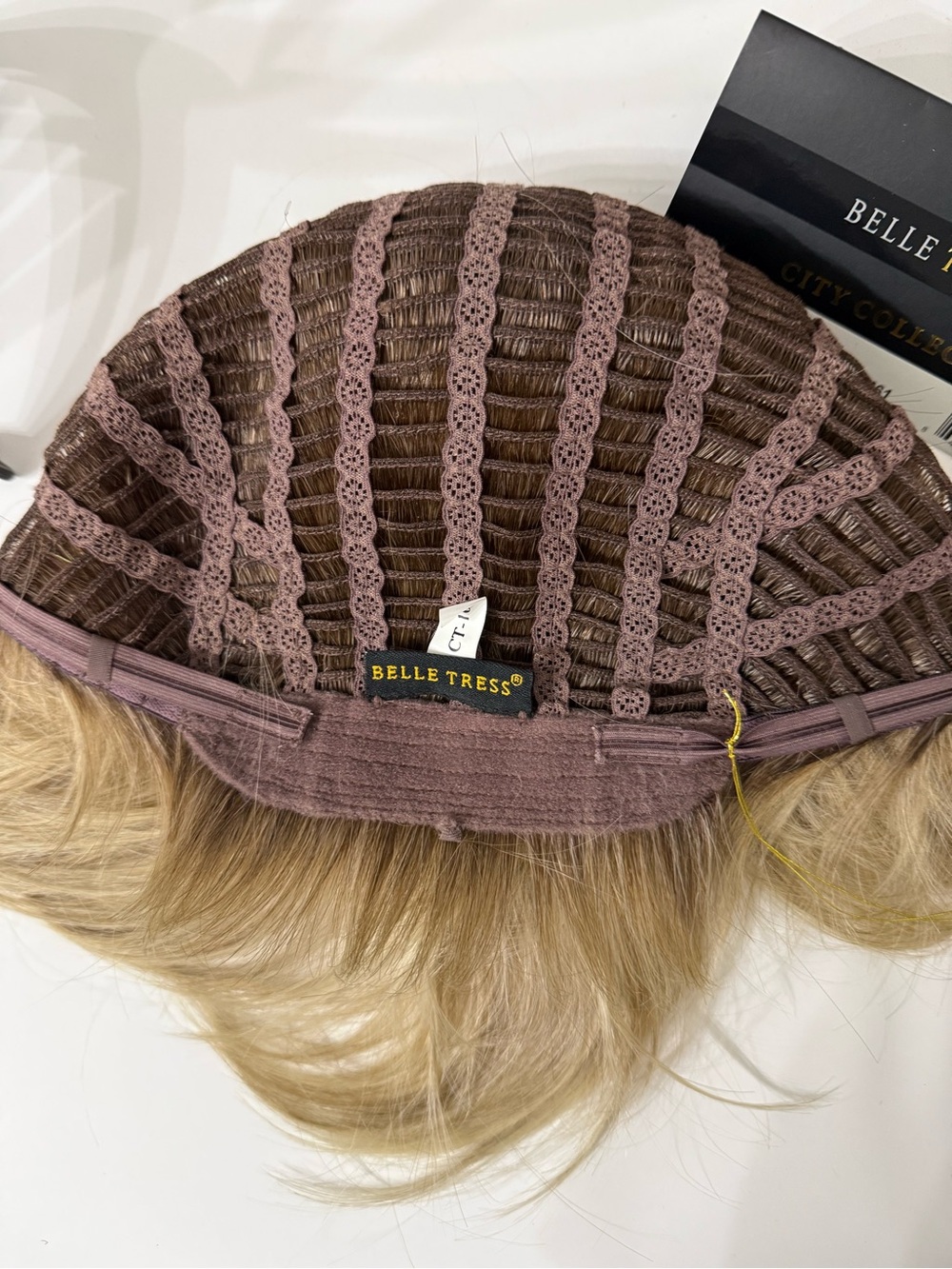 Belle Tress Lenox Wig | Beige Linen | Left Mono Part | Lace Front - Picture 5 of 7